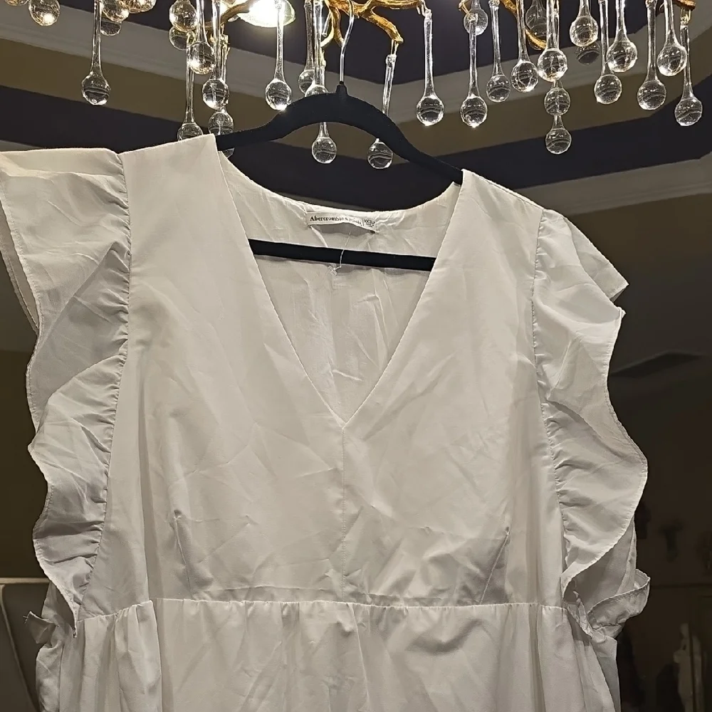 Abercrombie & Fitch White Mini Dress XXXLP - Picture 4 of 16
